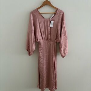 knee length dresses for ladies ASTR the Label Jaxine Dress Yellow – KEEP Boutique main image 0